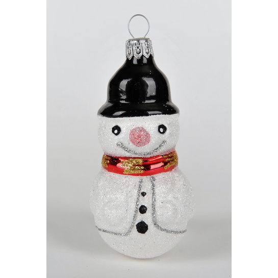 Vianočná ozdoba - snehuliak s čapicouphoto