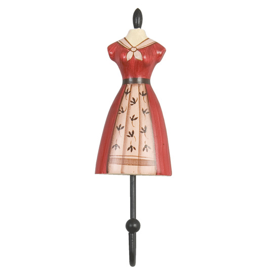 Vešiačik na šperky 61275, červenýphoto