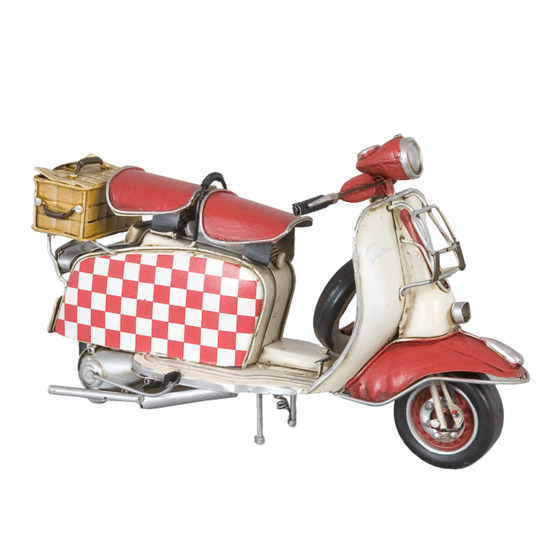 Model motorky 1959 červená Vespaphoto