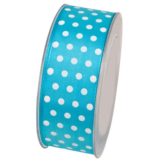 Stuha bodka tyrkysováphoto