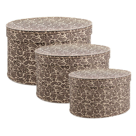 Krabica okrúhla potiahnutá látkou 