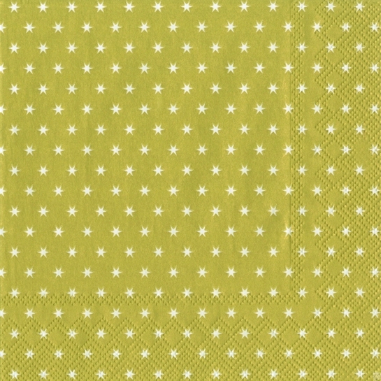 Servítky zlaté s bielymi hviezdičkami 33*33 cmphoto