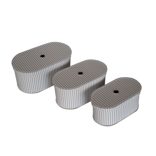 Oválna krabica prúžok 