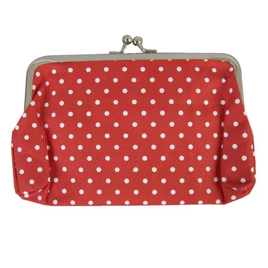 Peňaženka červená s bodkamiphoto