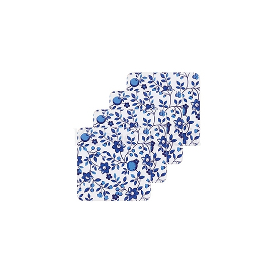 Korkové podložky - modré kvetyphoto