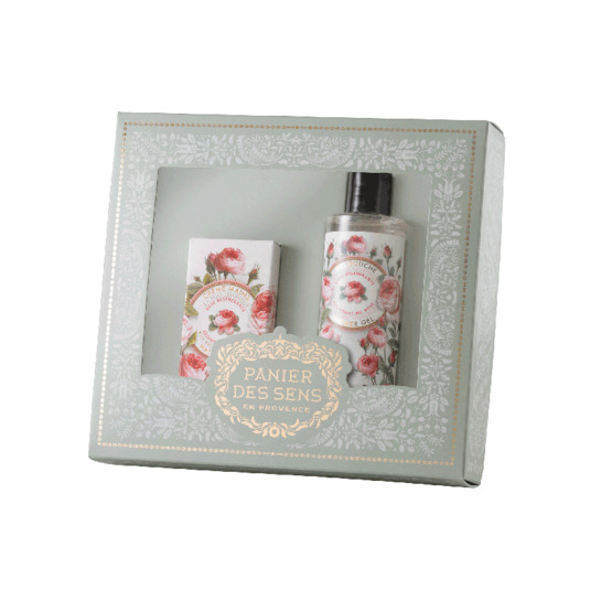 Darčekový set RUŽA - sprchový gél a krém na rukyphoto