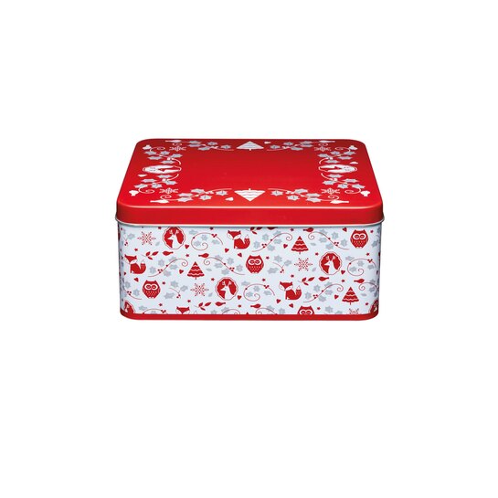 Plechová dóza lesný svet - štvorcováphoto