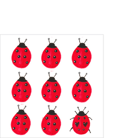 Papierové obrúsky Lienky maléphoto