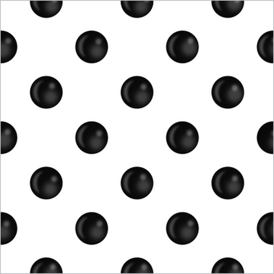 Papierové obrúsky biele s čiernymi bodkamiphoto