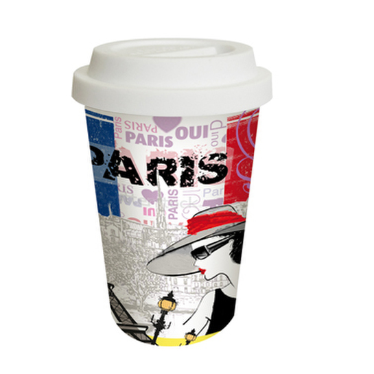 Šálka na cesty Parížphoto