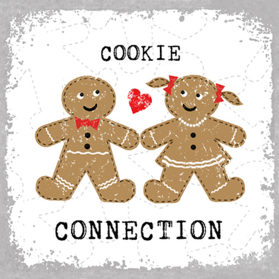 Papierové obrúsky Perníčkový panáčik a dievčinkaphoto