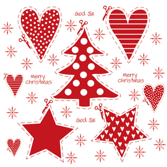 Papierové obrúsky Veselé Vianocephoto