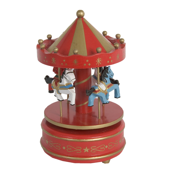 Hracia skrinka - červený kolotočphoto