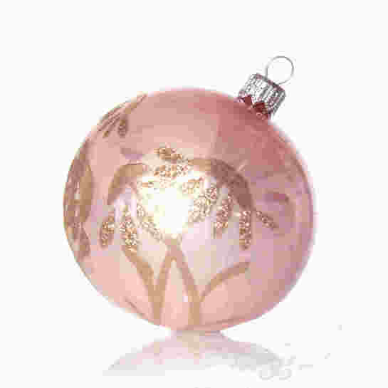Vianočná guľa ružováphoto