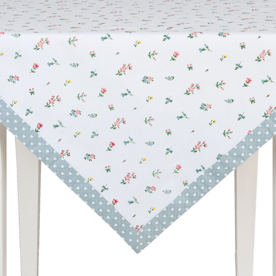 Obrus s jemnými kvetinkami 100 x 100 cmphoto