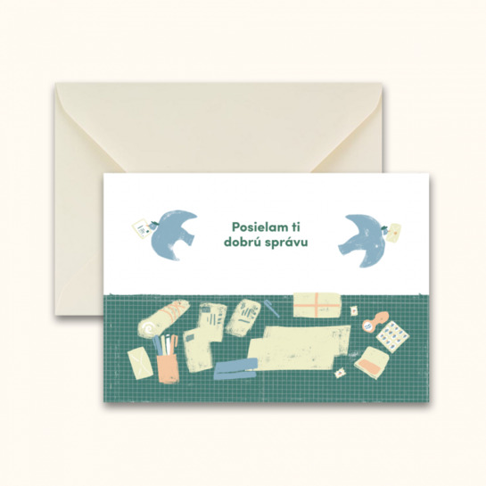 Pohľadnica Dobrá správaphoto