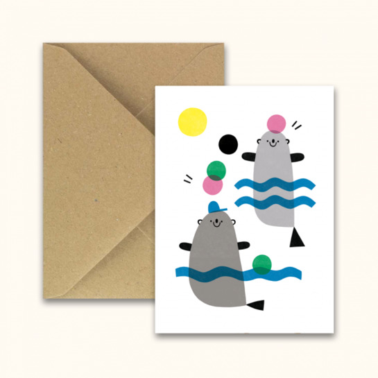 Pohľadnica tulenephoto