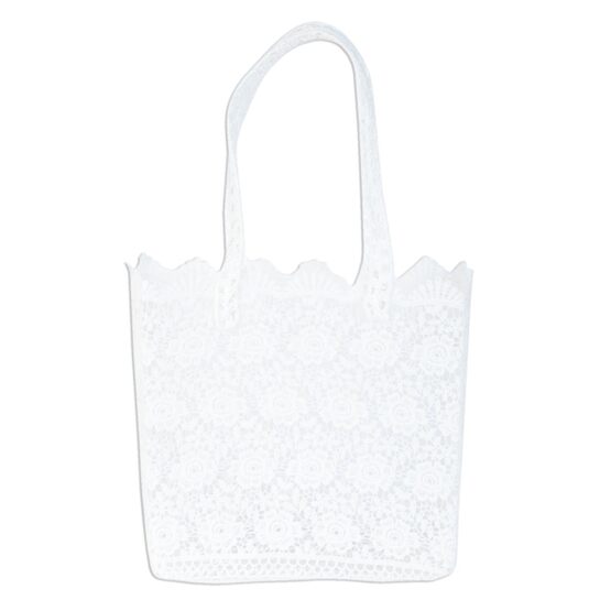 Košík biely krajkovanýphoto