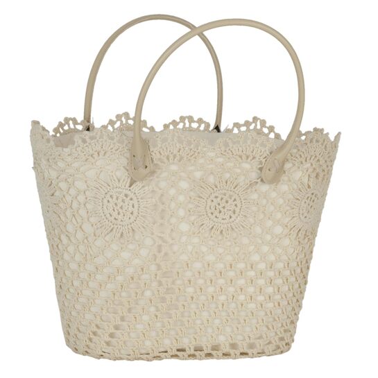 Taška krémová krajkovanáphoto