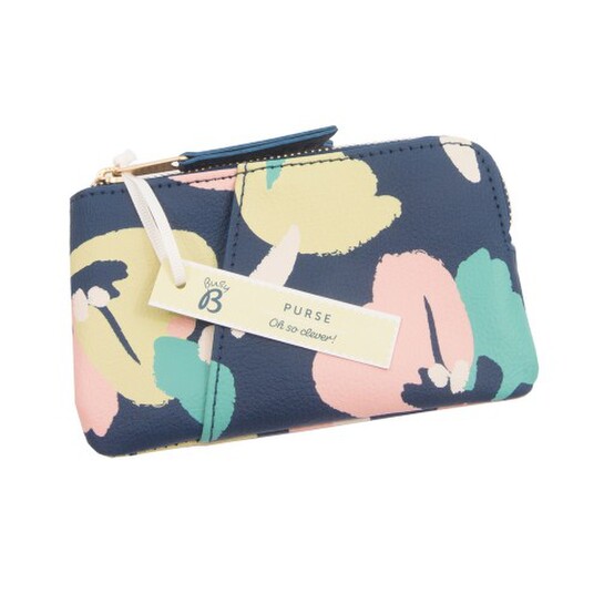 Peňaženka modrá s kvetmiphoto