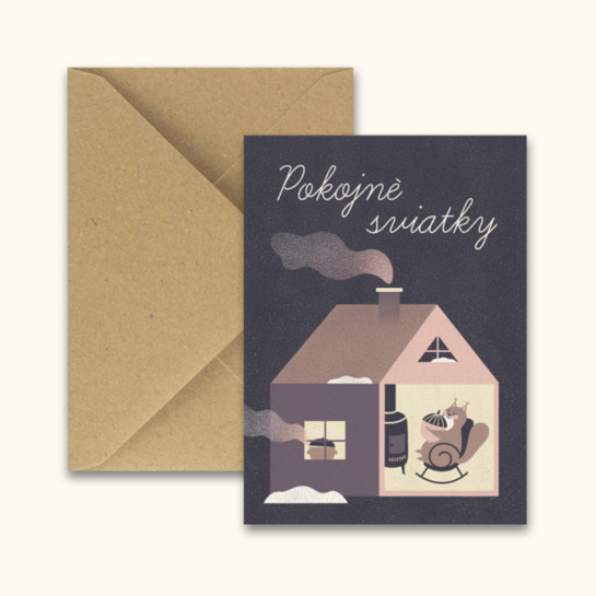 Pohľadnica Pokojné sviatkyphoto