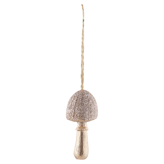 Vianočná ozdoba - zlatý hríbikphoto