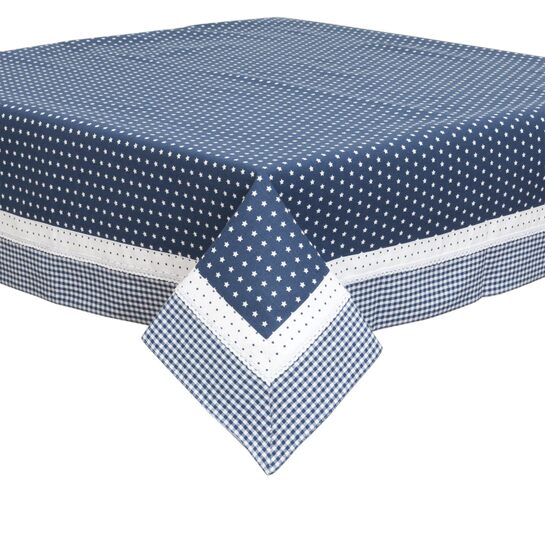 Obrus s hviezdičkami tmavomodrý 100 x 100 cmphoto