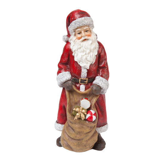 Santa s vrecom s darčekmiphoto