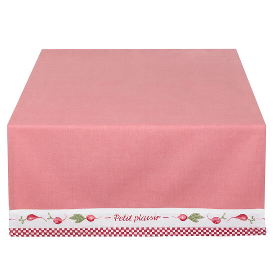 Obrus - štóla reďkovková 50 x 140 cmphoto