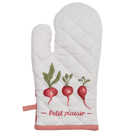 Kuchynská rukavica s reďkovkamiphoto