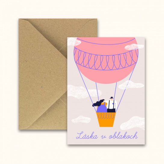 Pohľadnica Láska v oblakochphoto