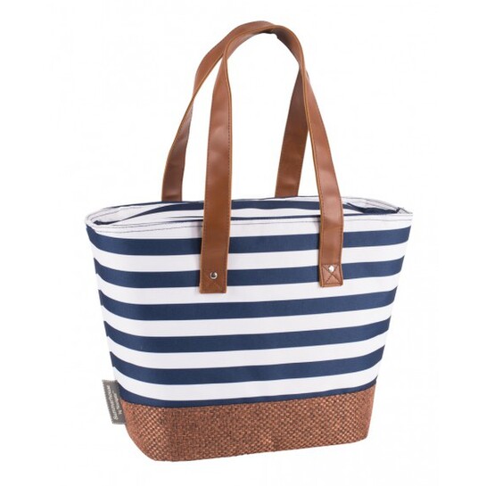 Chladiaca taška Tote Navy & Whitephoto