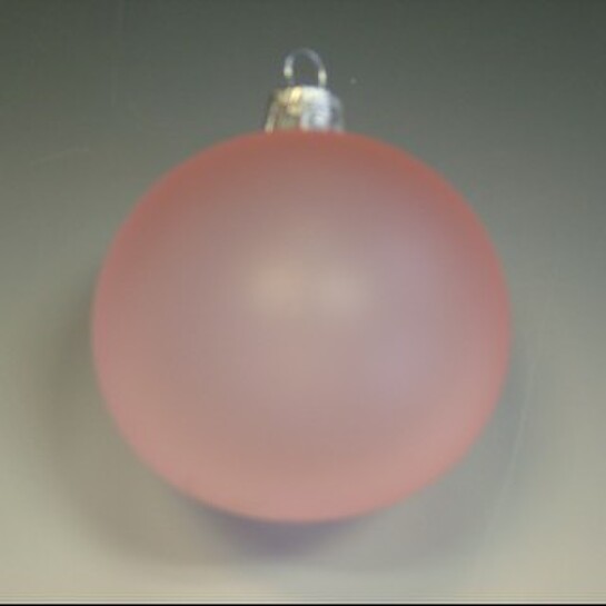Ozdoba - guľa ružová hladkáphoto