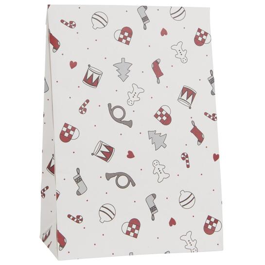 Papierové vrecúško s vianočným motívomphoto