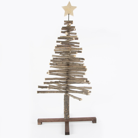 Drevený stromček s hviezdouphoto