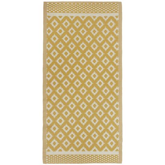 Koberec (rohož) žltý z recyklovaného plastuphoto