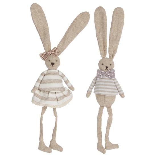 Dekorácia zajko a zajačicaphoto