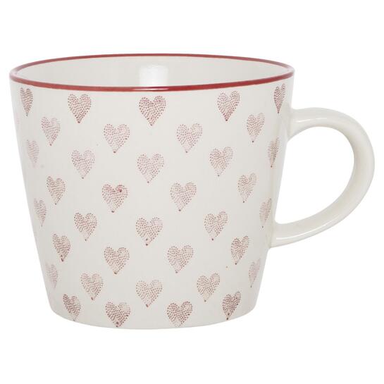 Šálka ružové srdiečkaphoto