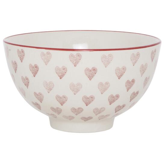 Miska s ružovými srdiečkamiphoto