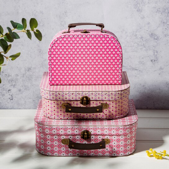 Kufrík Spring Retro Daisy - malý photo