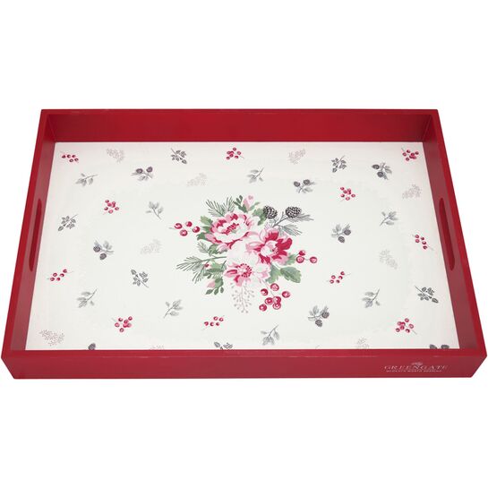 Drevený podnos Charline white Lphoto