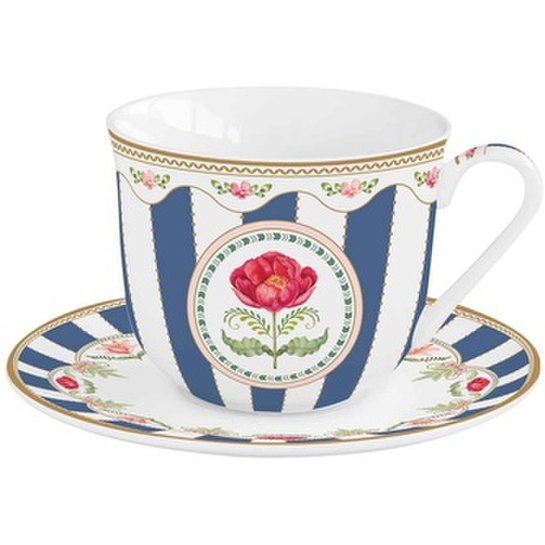 Porcelánová šálka s podšálkou Flowery photo