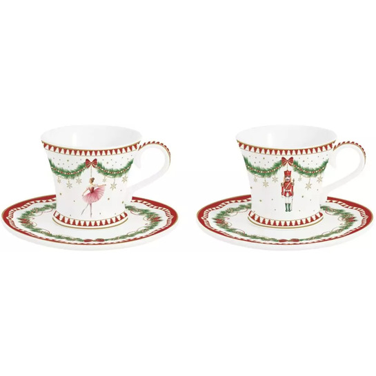 Sada dvoch šálok na kávu Magie de Noel photo